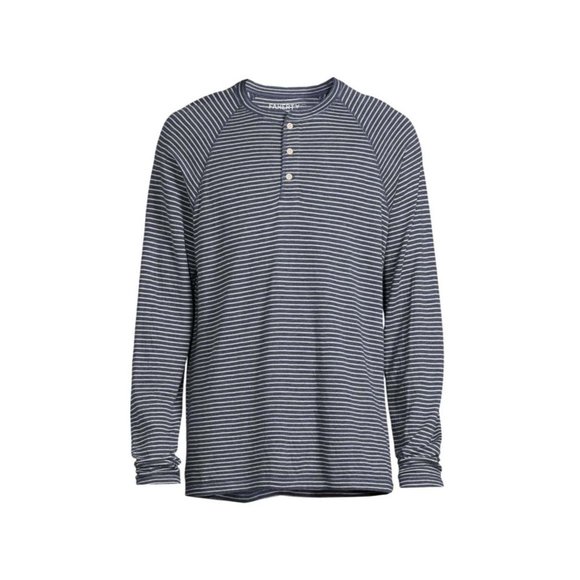 Faherty Cloud Cotton‎ Henley Long Sleeve Shirt NWT - Picture 1 of 4